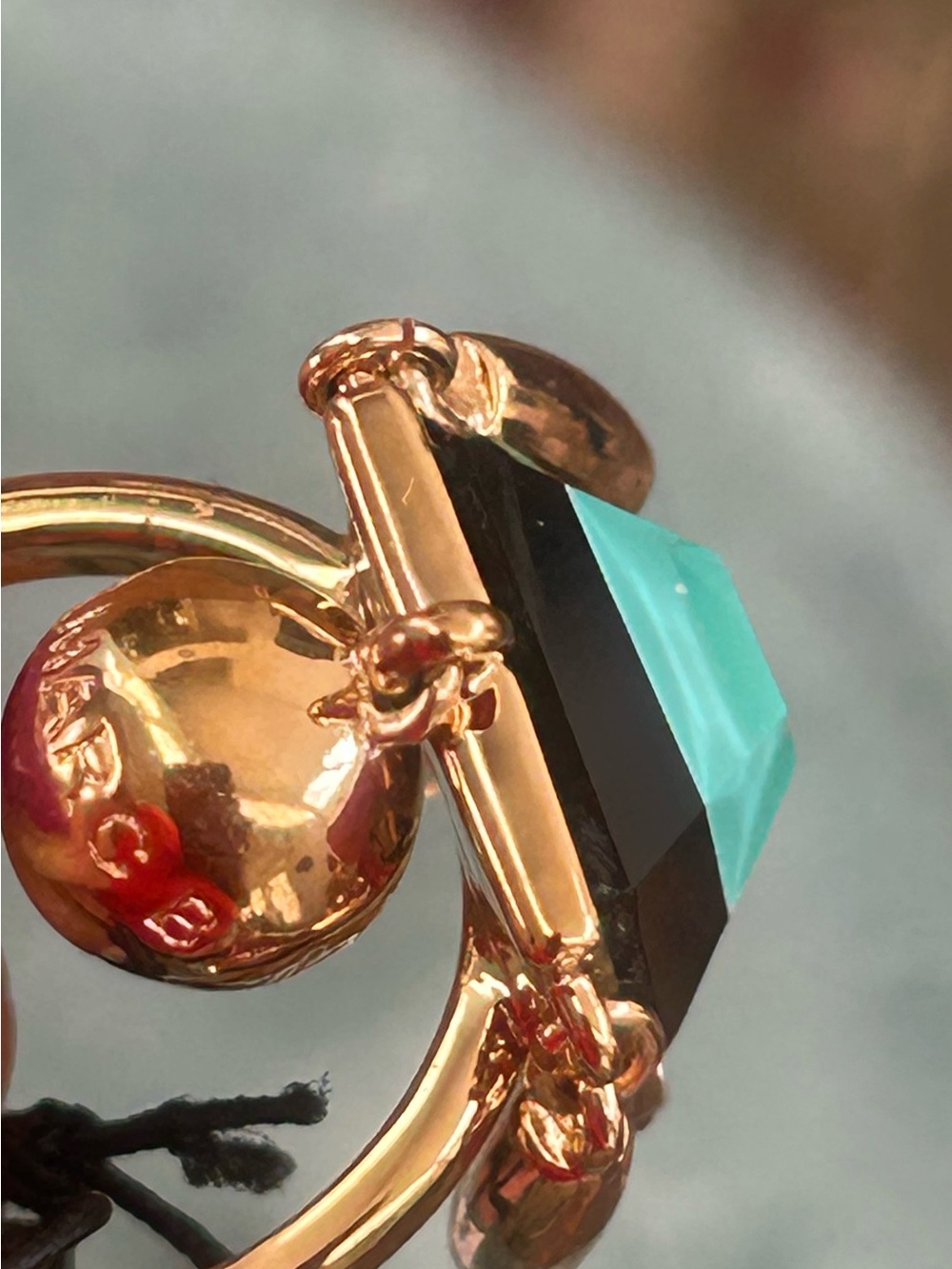 Marc by Marc Jacobs Stacked Figure Block
Ring - Dusty Jade Green - NWT Size 7 - Picture 11 of 13